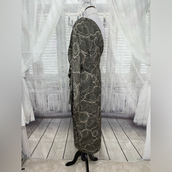 Antonio Melani Size 14 Elizabeth Damrich Monroe Long Sleeve One Shoulder Midi - Picture 15 of 16